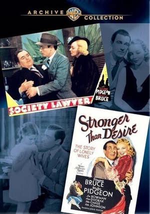 Walter Pidgeon Double Feature-Society Lawyer/Stronger Than Desire [DVD]