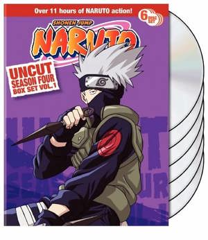 Naruto Uncut Season 4 Vol 1 Box Set [DVD]