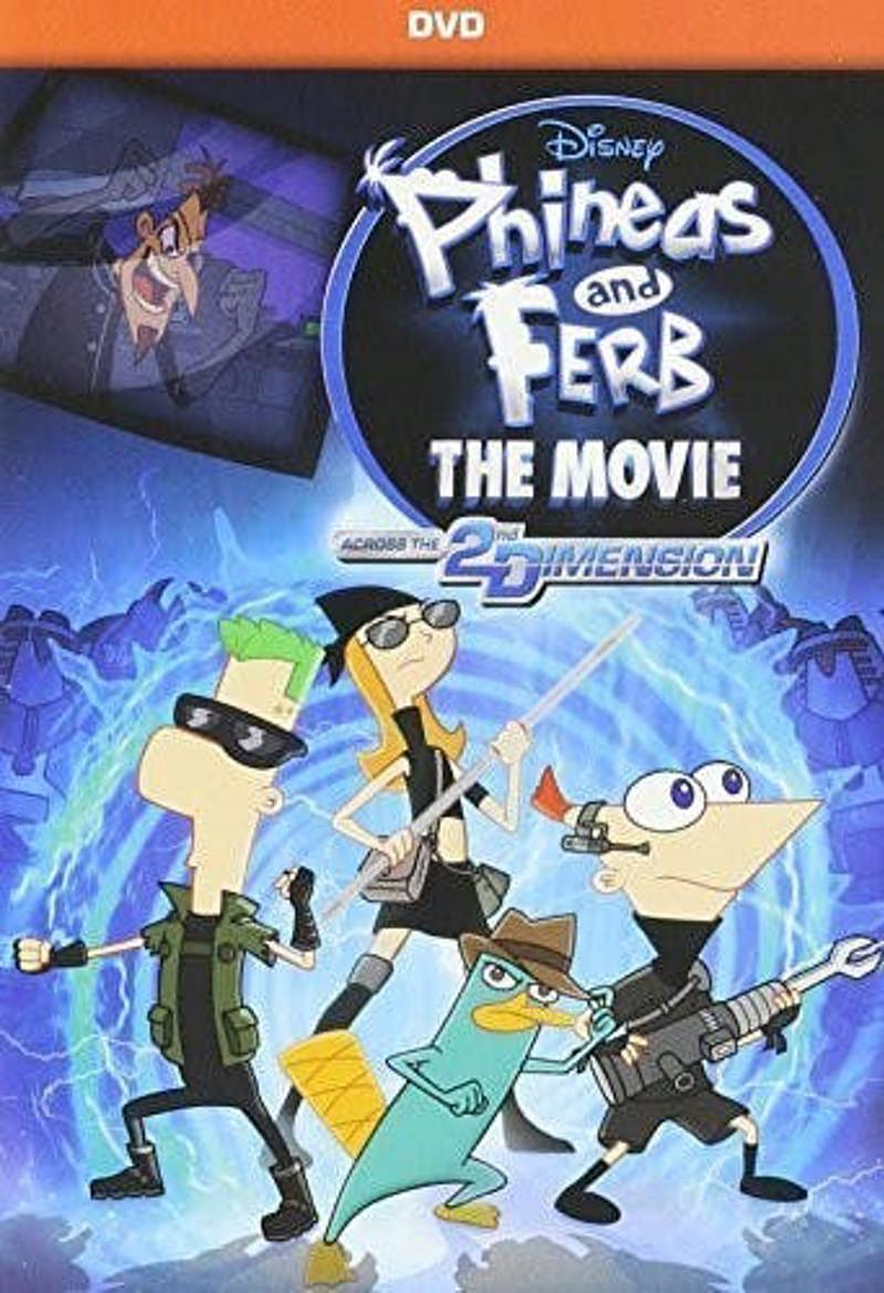 Disney Phineas And Ferb The Movie: Across The 2nd Dimension [DVD]