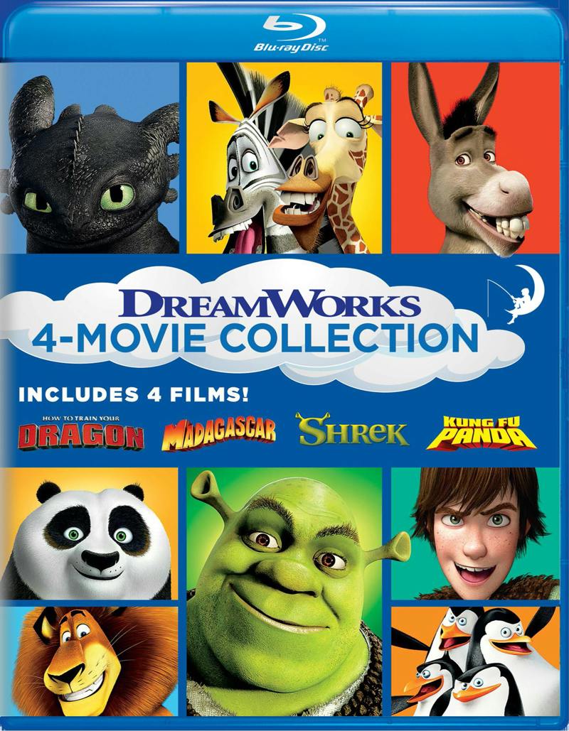 How to Train Your Dragon/Madagascar/Shrek/Kung Fu Panda (Blu-ray Set) [Blu-ray]