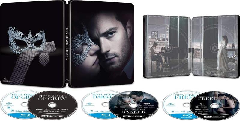 Fifty Shades Trilogy (4K UHD Steelbook + Blu-ray) [UHD]