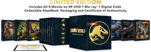 Jurassic World Ultimate Collection - Limited Edition 4K Steelbook (4K Ultra HD + Blu-ray + Digital) [UHD]
