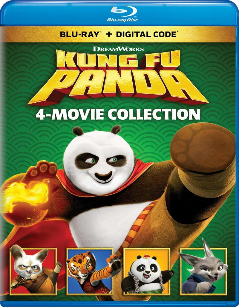 Kung Fu Panda: 4 Movie Collection (Blu-ray + Digital) [Blu-ray]