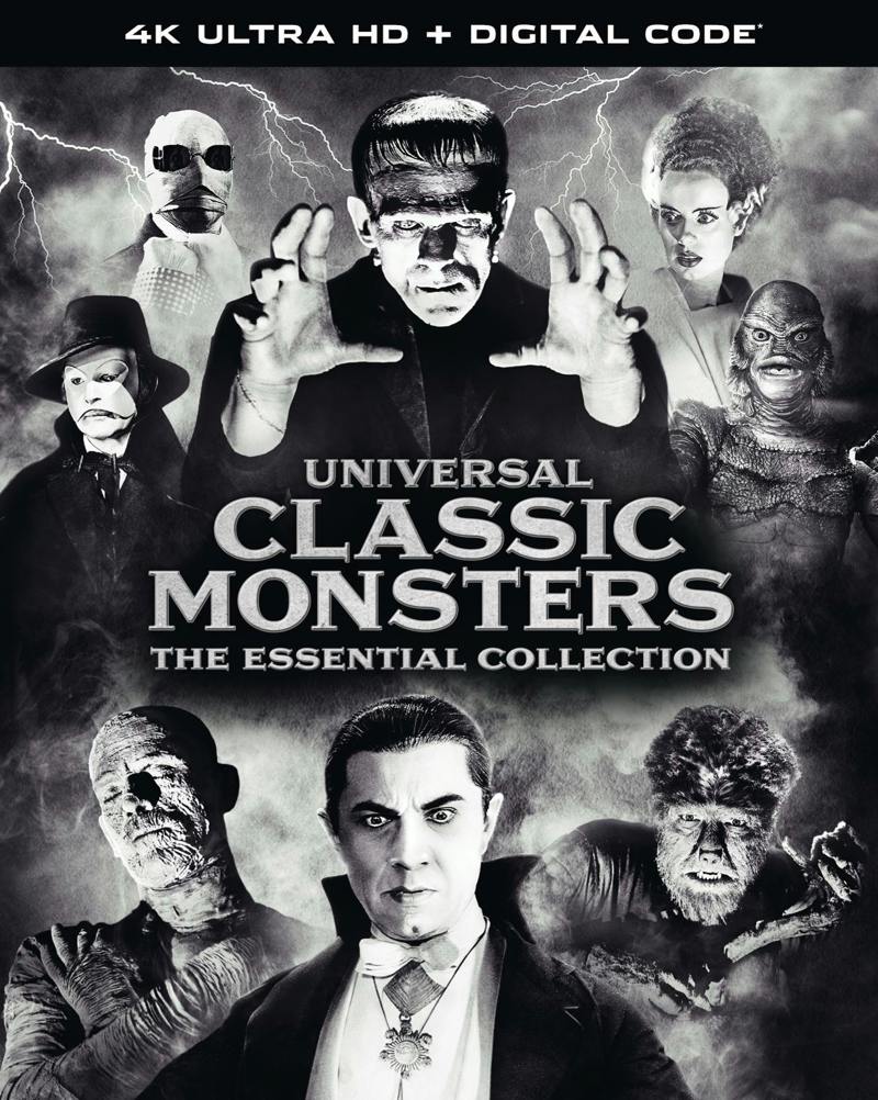 Universal Classic Monsters: The Essential Collection - 4K Ultra HD + Digital (4K Ultra HD) [UHD]