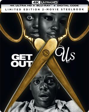 Get Out / Us Double Feature - Limited Edition Steelbook 4K Ultra HD + Blu-ray + Digital (Limited Edition 4K Ultra HD Steelbook + Blu-ray) [UHD]