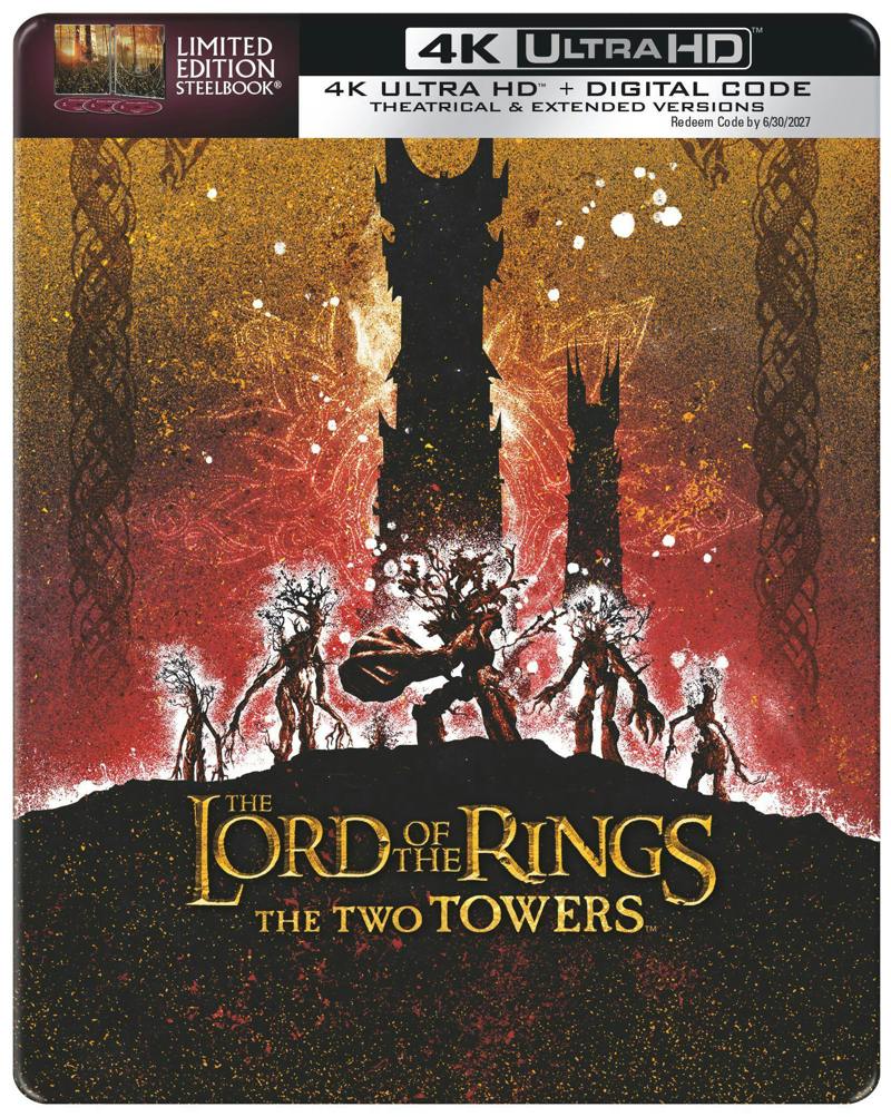 The Lord of the Rings: The Two Towers – Theatrical & Extended Version (Limited Edition 4K Ultra HD Steelbook + Digital) [UHD]