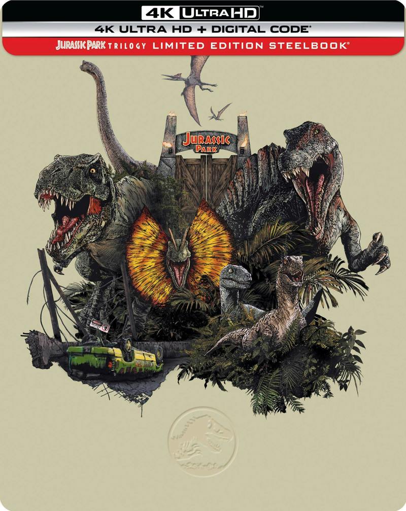 Jurassic Park Trilogy (4K Ultra HD Steelbook + Digital) [UHD]