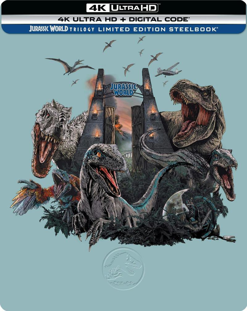 Jurassic World Trilogy (4K Ultra HD Steelbook + Digital) [UHD]