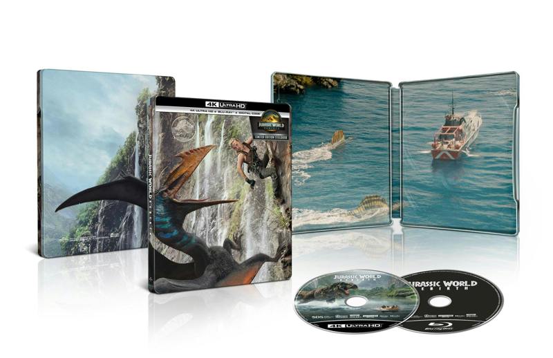 Jurassic World Rebirth - Limited Edition Steelbook 4K Ultra HD + Blu-ray + Digital (Limited Edition 4K Ultra HD Steelbook + Blu-ray + Digital) [UHD]