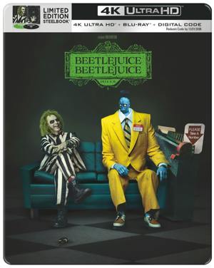 Beetlejuice Beetlejuice Steelbook (Limited Edition 4K Ultra HD Steelbook + Blu-ray + Digital) [UHD]