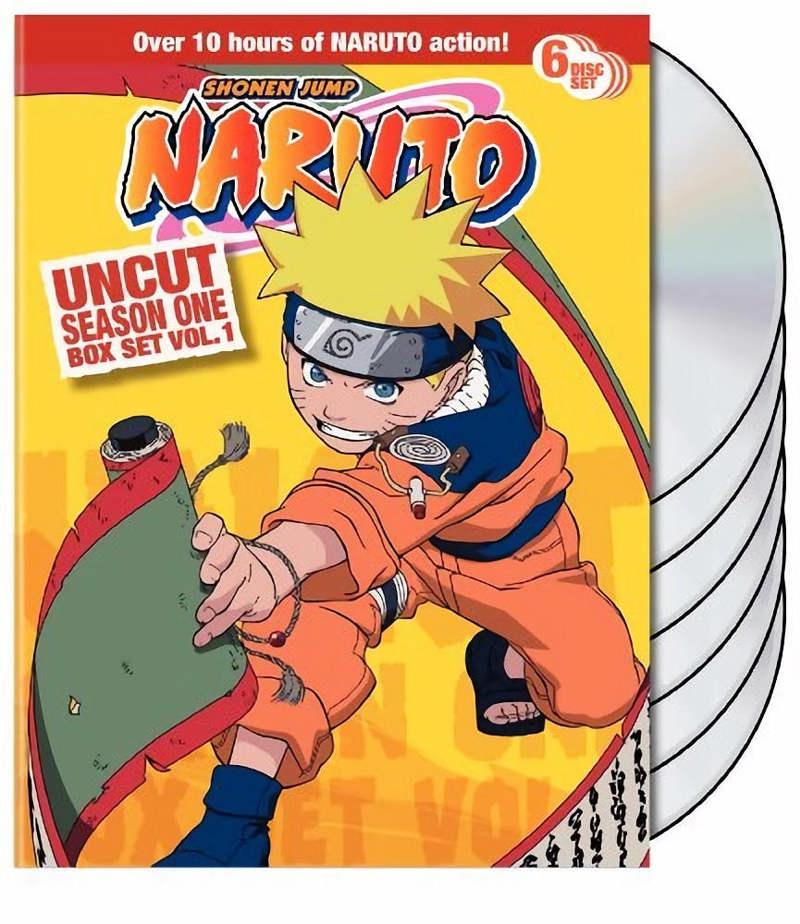 Naruto Uncut Season 1 Vol 1 Box Set [DVD]