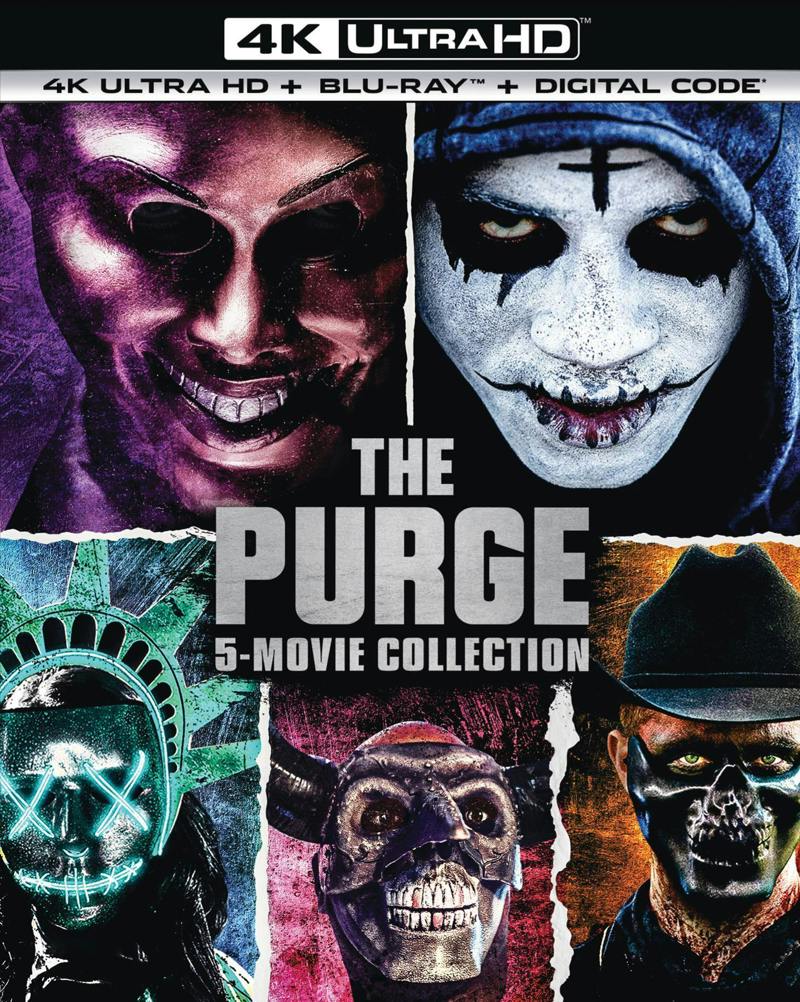 The Purge: 5-Movie Collection - 4K Ultra HD + Blu-ray + Digital (4K Ultra HD + Blu-ray + Digital) [UHD]