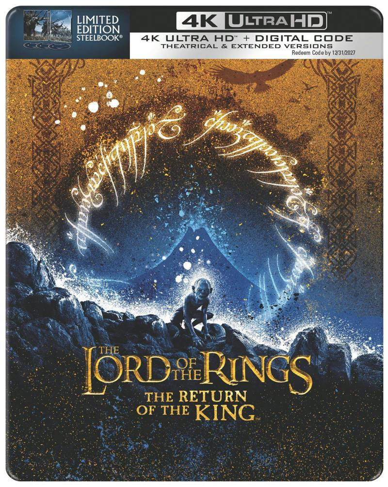 The Lord of the Rings: The Return of the King (Extended & Theatrical Versions) (Limited Edition 4K Ultra HD Steelbook + Digital) [UHD]
