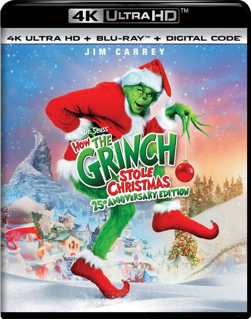 Dr. Seuss' How The Grinch Stole Christmas - 25th Anniversary Edition 4K Ultra HD + Blu-ray + Digital (4K Ultra HD + Blu-ray + Digital) [UHD]