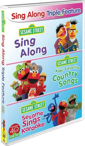 Sesame Street: Sing Along Triple Feature (Sing Along / Kids' Favorite Country Songs / Sesame Sings Karaoke) [DVD]