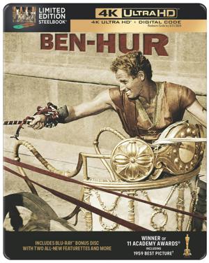 Ben-Hur (Limited Edition 4K Steelbook + Blu-ray + Digital) [UHD]