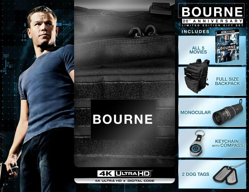The Bourne Complete Collection - 20th Anniversary Limited Edition Gift Set (4K Ultra HD) [UHD]