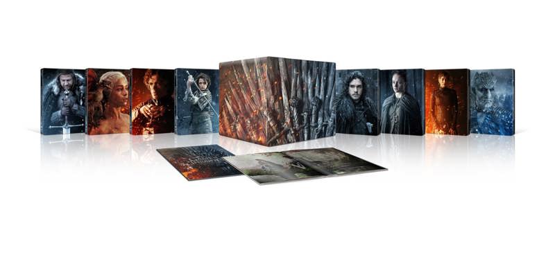 Game of Thrones: The Complete Collection (8 4K Ultra HD Steelbooks in Library Case) [UHD]