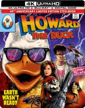 Howard the Duck - 40th Anniversary (Limited Edition 4K Ultra HD Steelbook + Blu-ray + Digital) [UHD]