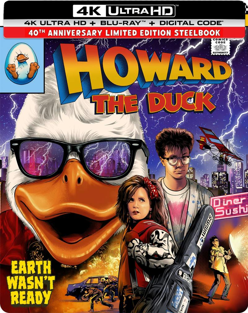 Howard the Duck - 40th Anniversary (Limited Edition 4K Ultra HD Steelbook + Blu-ray + Digital) [UHD]