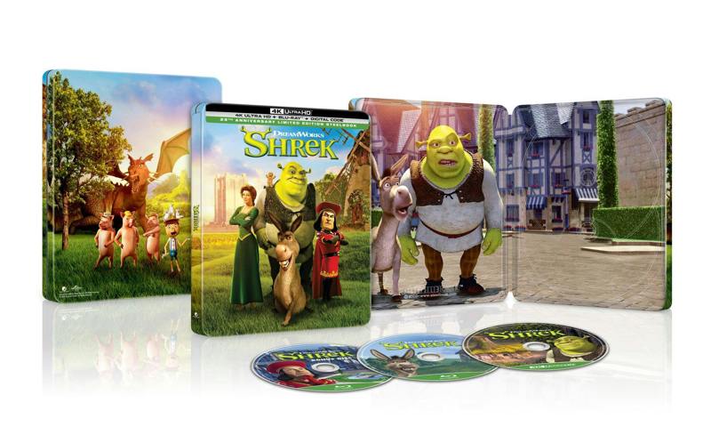 Shrek - 25th Anniversary Edition (Limited Edition 4K Ultra HD Steelbook + Blu-ray + Digital) [UHD]